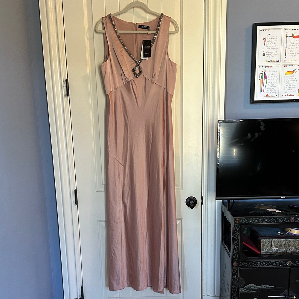 Ralph Lauren Blush Maxi Dress